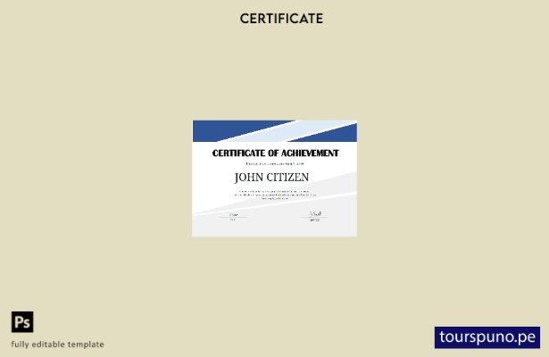Plantilla de certificado de logro de agradecimiento para empleados de EE. UU. li